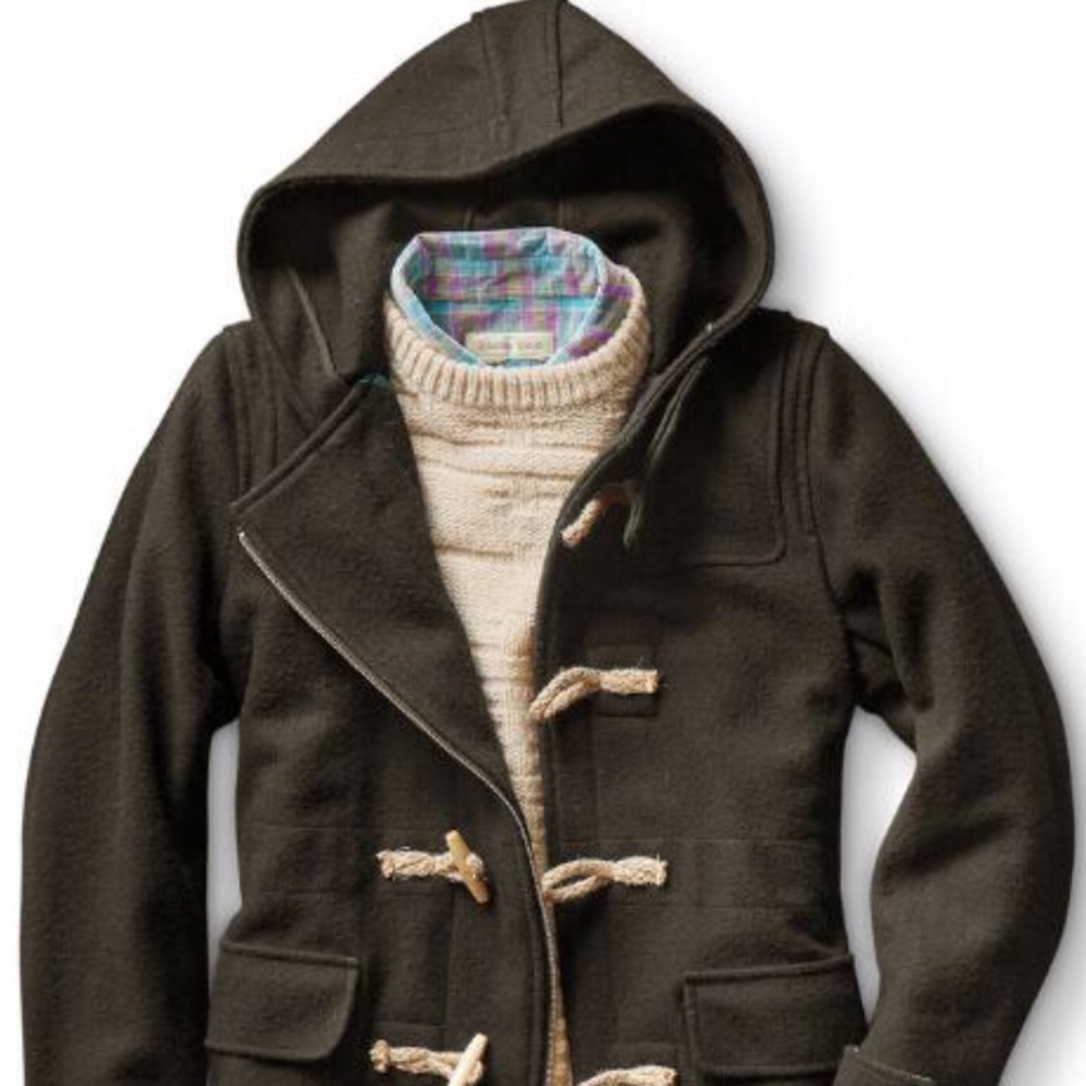 Fidelity ✔️ ‼️vintage❗️Hooded Wool Duffle Coat size small